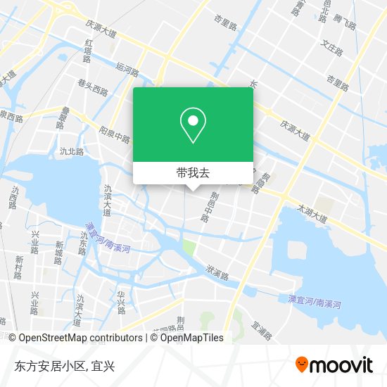 东方安居小区地图