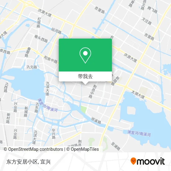 东方安居小区地图