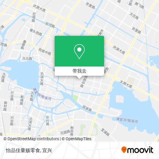 怡品佳量贩零食地图