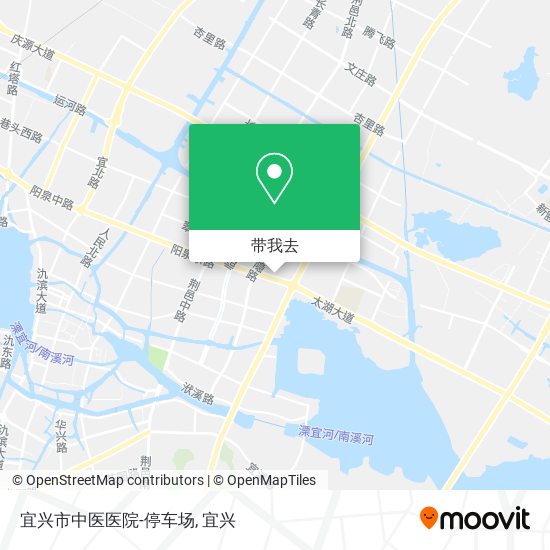 宜兴市中医医院-停车场地图