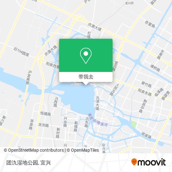 团氿湿地公园地图