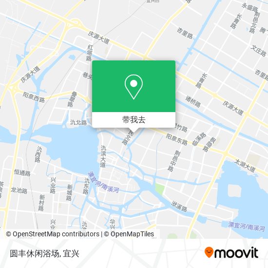 圆丰休闲浴场地图