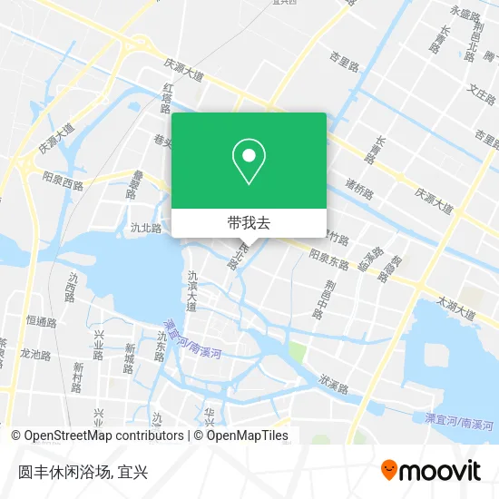 圆丰休闲浴场地图
