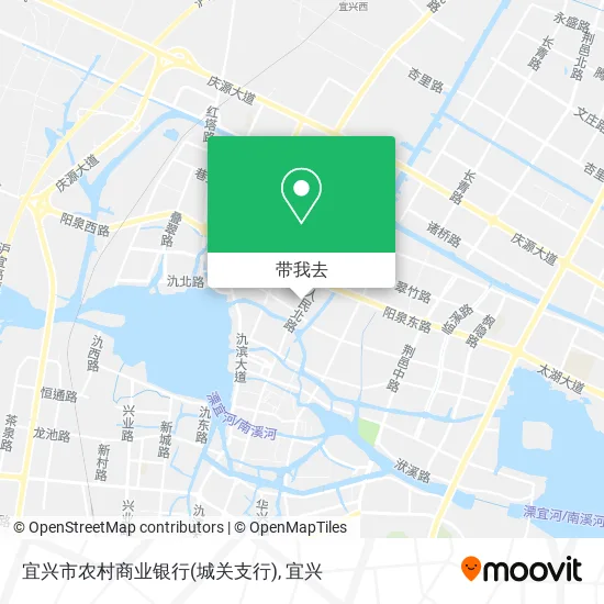 宜兴市农村商业银行(城关支行)地图