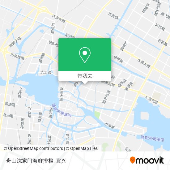 舟山沈家门海鲜排档地图