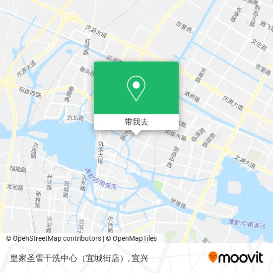 皇家圣雪干洗中心（宜城街店）地图