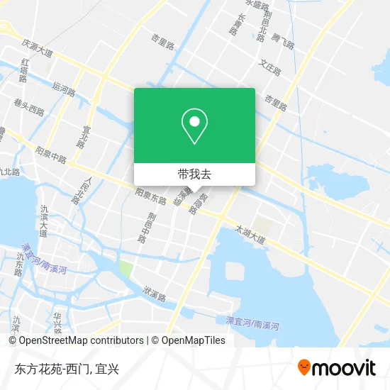 东方花苑-西门地图