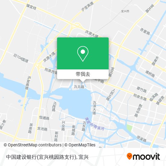 中国建设银行(宜兴桃园路支行)地图