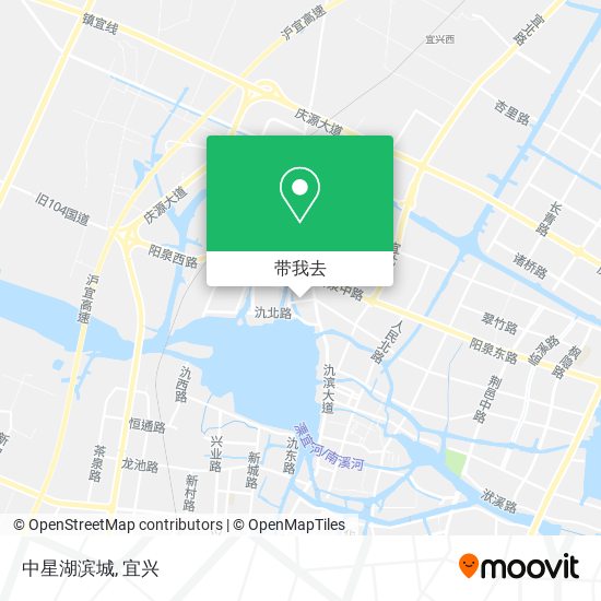 中星湖滨城地图