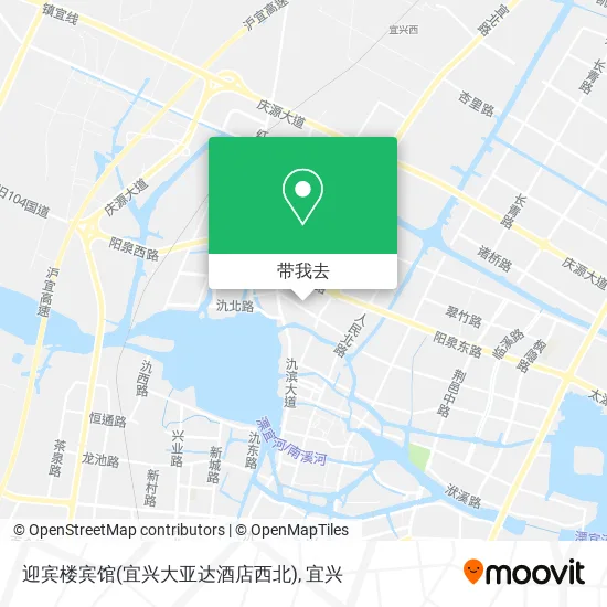 迎宾楼宾馆(宜兴大亚达酒店西北)地图
