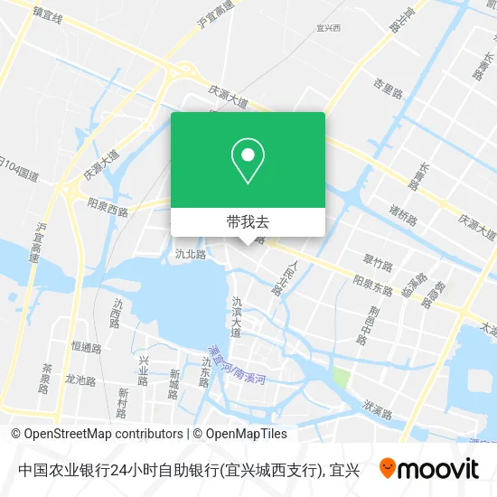 中国农业银行24小时自助银行(宜兴城西支行)地图