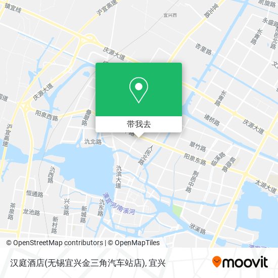汉庭酒店(无锡宜兴金三角汽车站店)地图