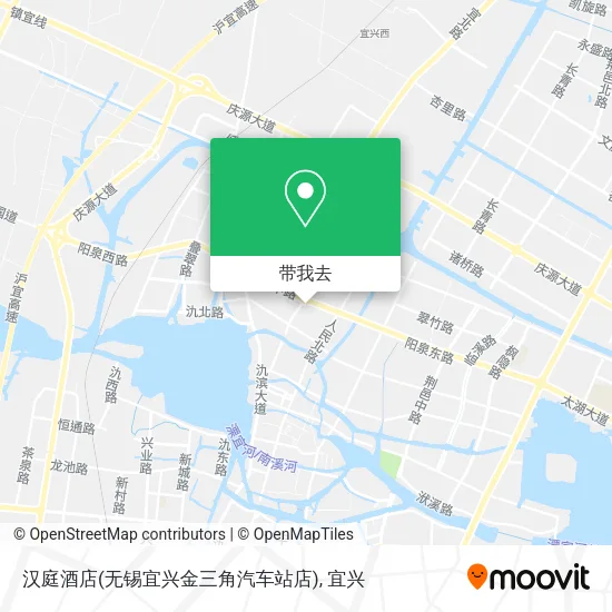 汉庭酒店(无锡宜兴金三角汽车站店)地图