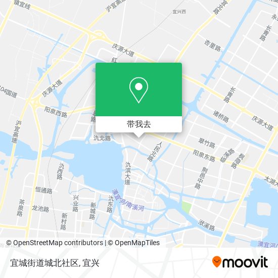宜城街道城北社区地图
