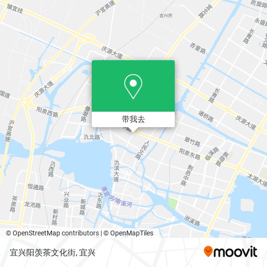 宜兴阳羡茶文化街地图