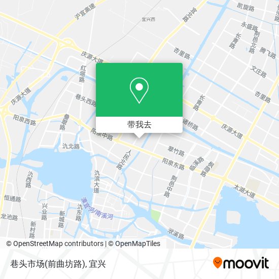 巷头市场(前曲坊路)地图