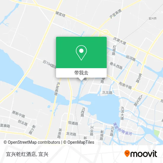 宜兴乾红酒店地图