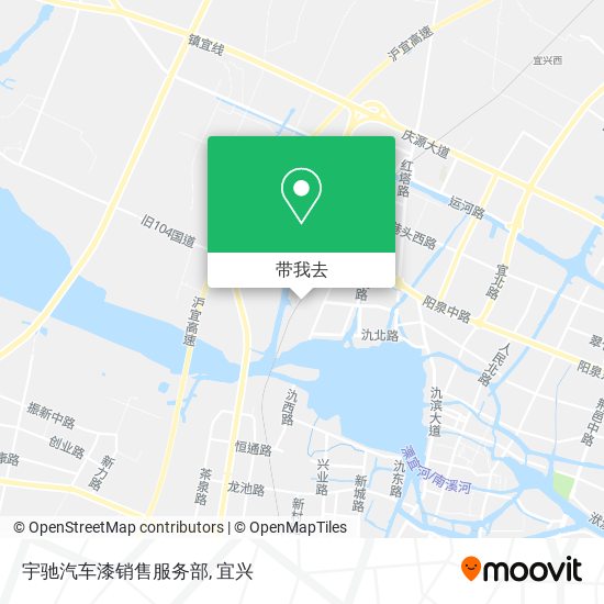 宇驰汽车漆销售服务部地图