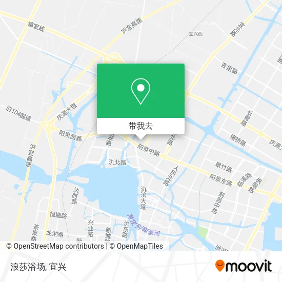 浪莎浴场地图