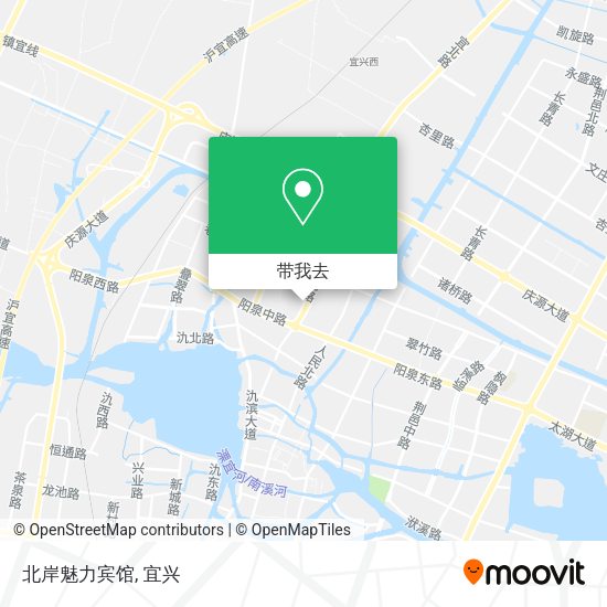北岸魅力宾馆地图