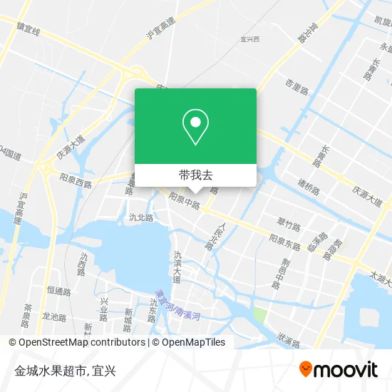 金城水果超市地图