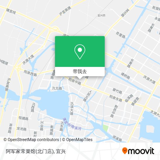 阿军家常菜馆(北门店)地图