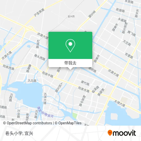 巷头小学地图