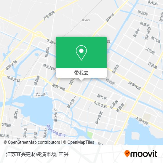 江苏宜兴建材装潢市场地图