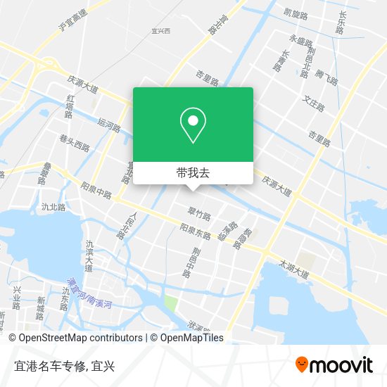 宜港名车专修地图