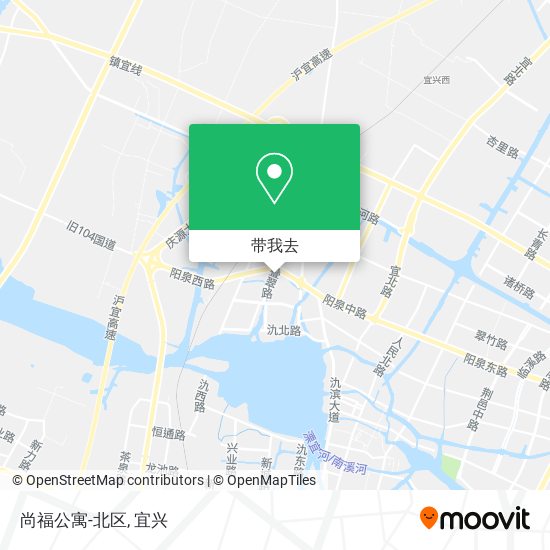 尚福公寓-北区地图
