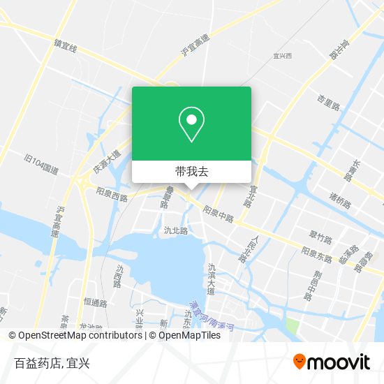 百益药店地图