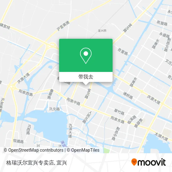 格瑞沃尔宜兴专卖店地图