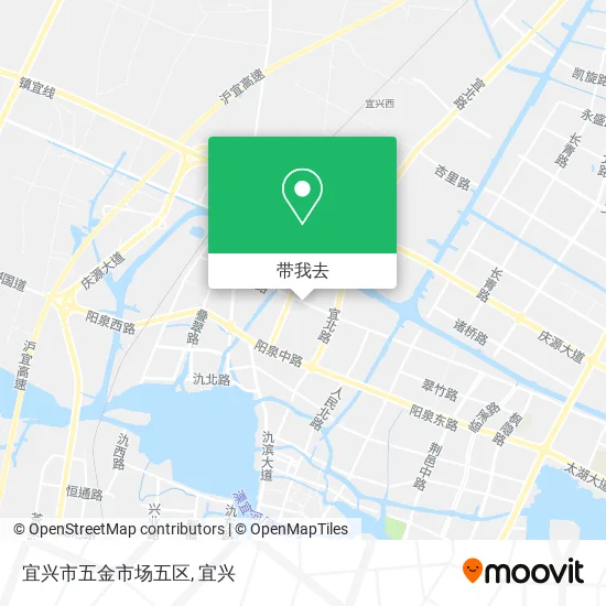 宜兴市五金市场五区地图