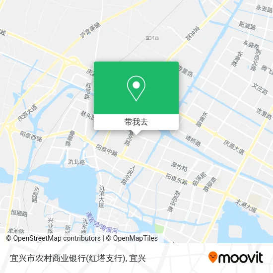 宜兴市农村商业银行(红塔支行)地图