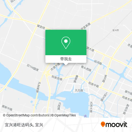宜兴港旺达码头地图