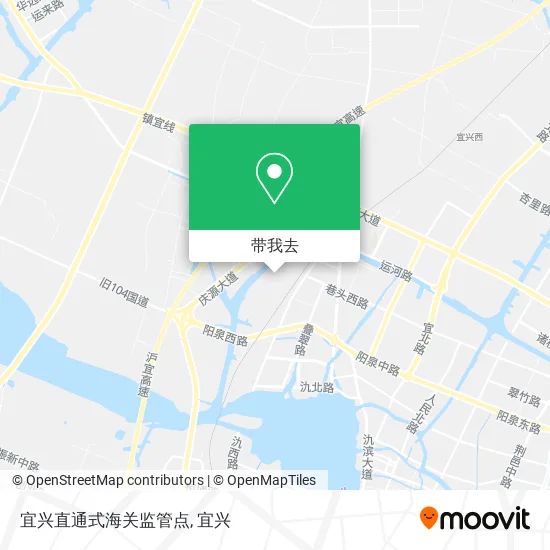 宜兴直通式海关监管点地图