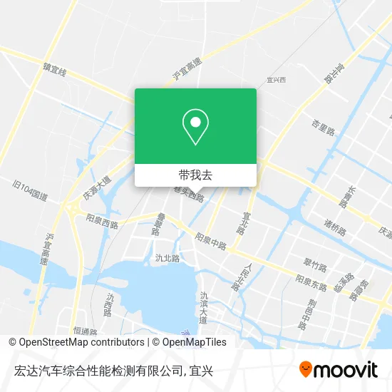 宏达汽车综合性能检测有限公司地图