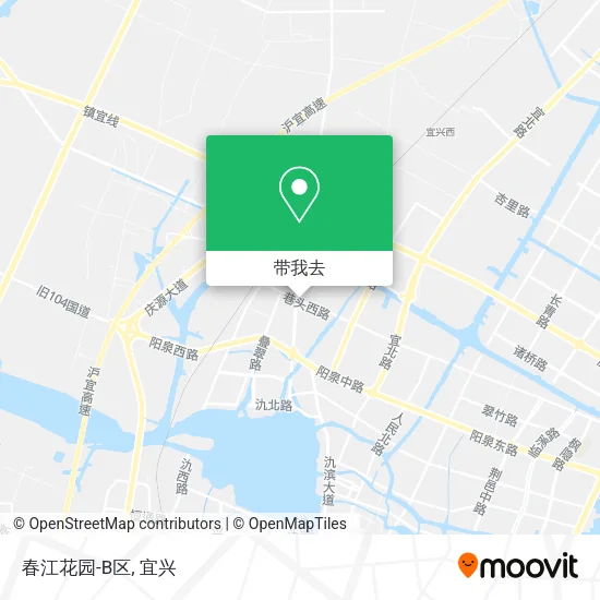 春江花园-B区地图
