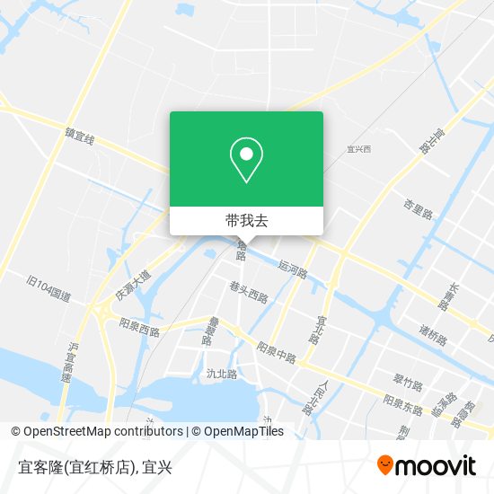 宜客隆(宜红桥店)地图