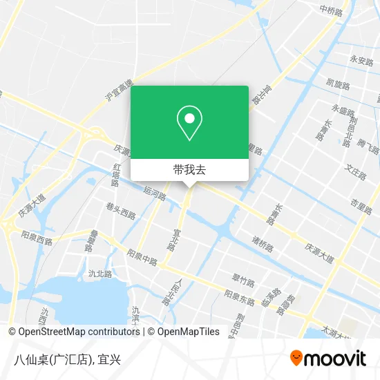八仙桌(广汇店)地图