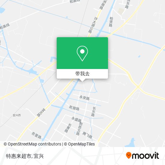特惠来超市地图