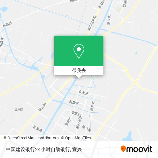 中国建设银行24小时自助银行地图