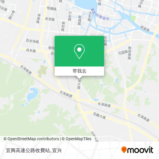 宜興高速公路收費站地图