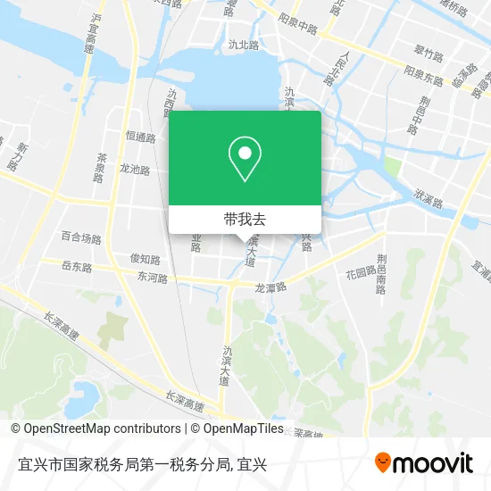 宜兴市国家税务局第一税务分局地图