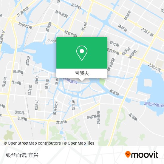银丝面馆地图