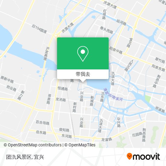 团氿风景区地图