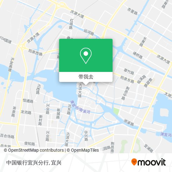 中国银行宜兴分行地图