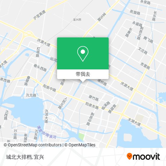 城北大排档地图