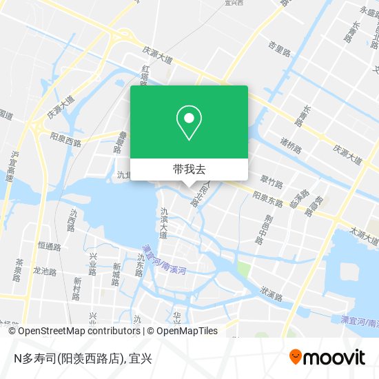 N多寿司(阳羡西路店)地图