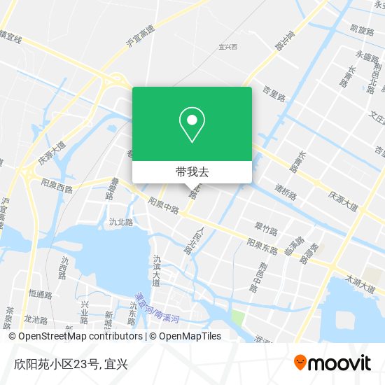 欣阳苑小区23号地图